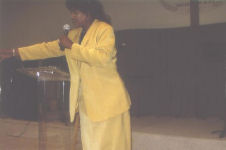 Dr. Juliet makes an impact with her voice whether she is preaching or speaking